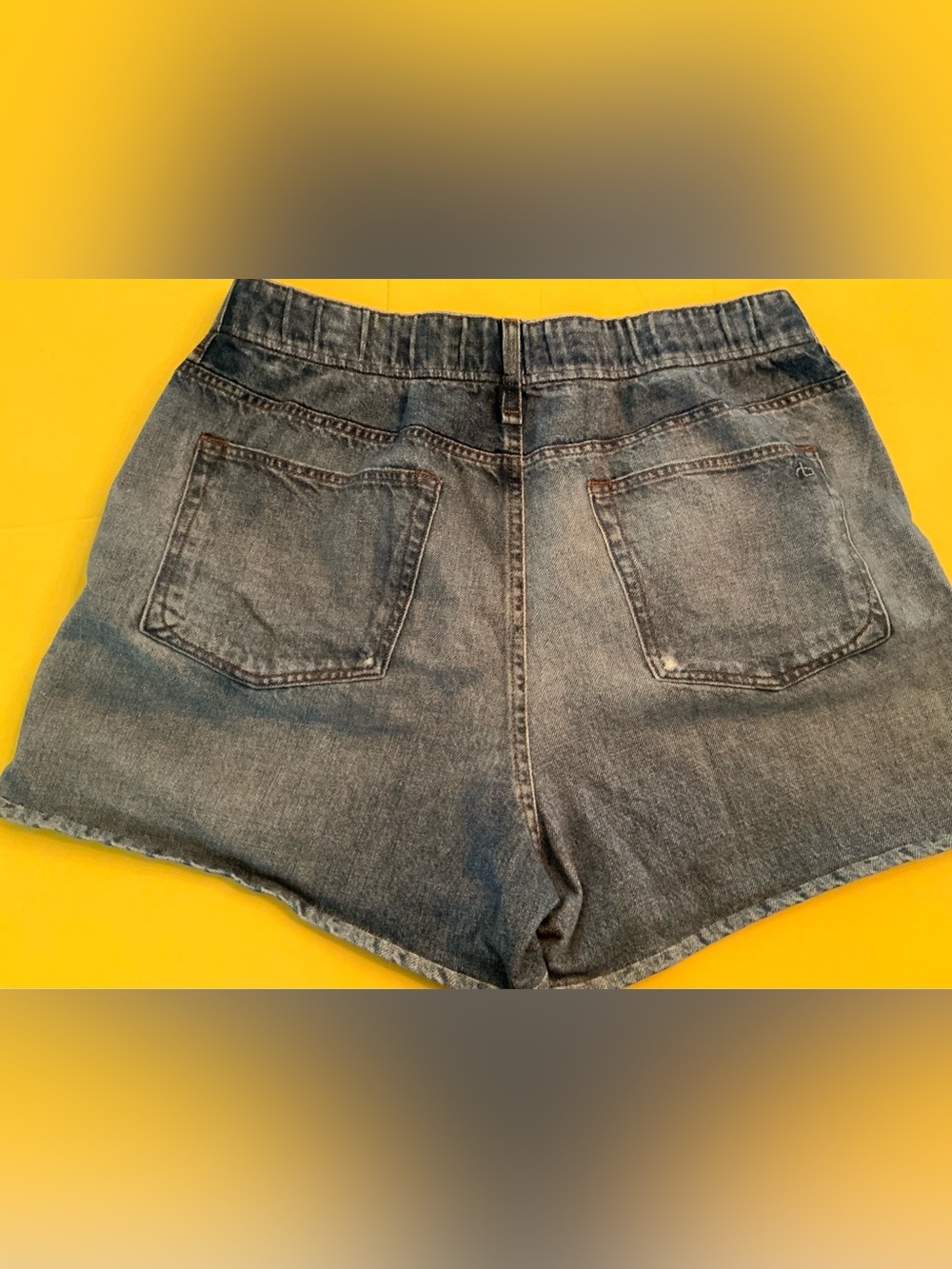 Rag & Bone Miramar Jean denim shorts sz large - Picture 3 of 3